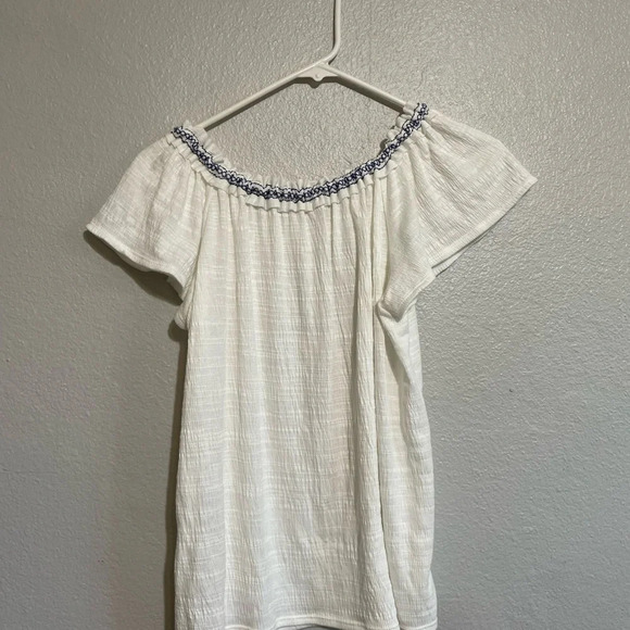 Max Studio Knit Jersey Top Off Shoulders​​​​​ - Picture 5 of 5